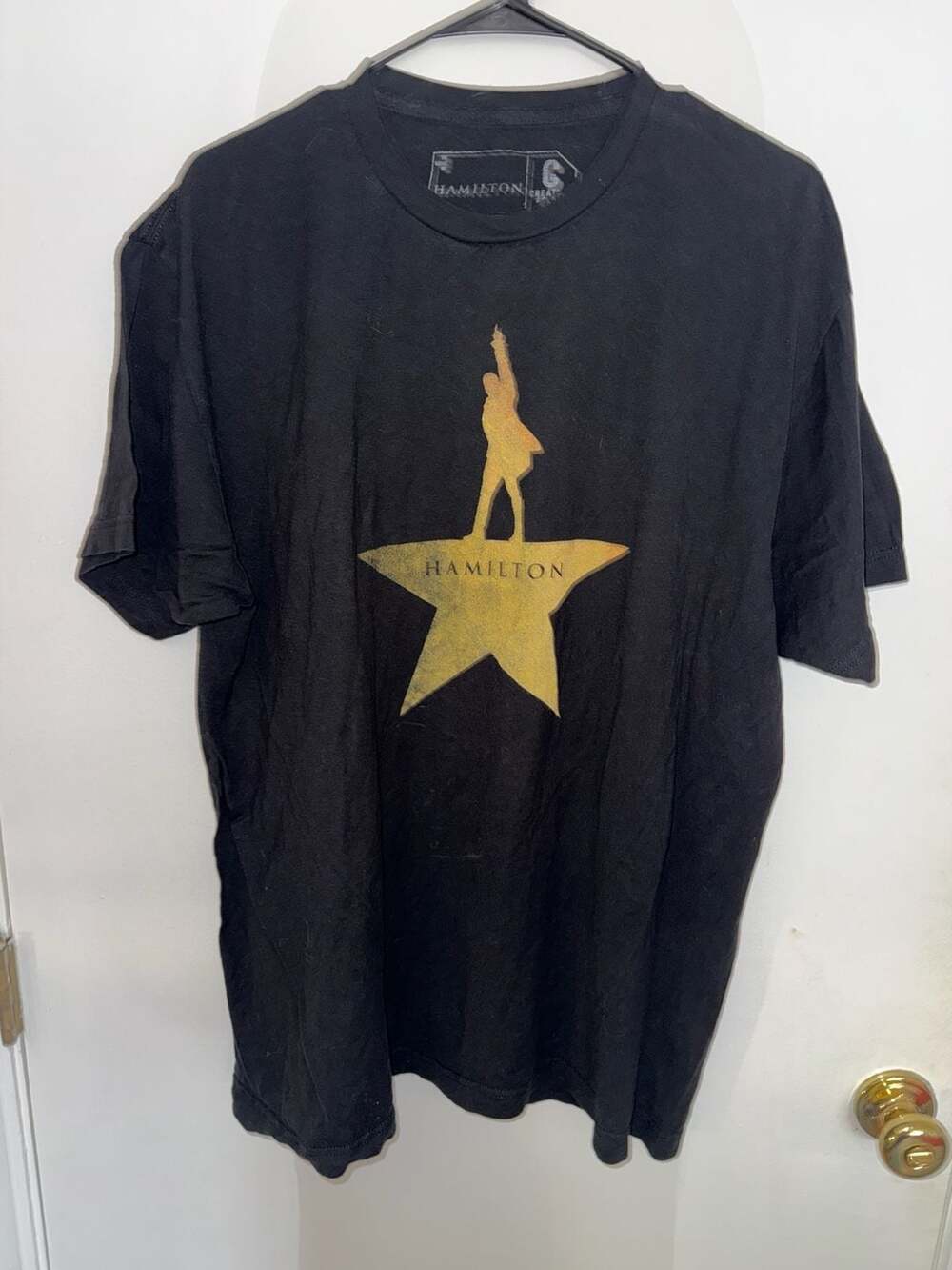Hamilton The Musical Gold Star T-Shirt